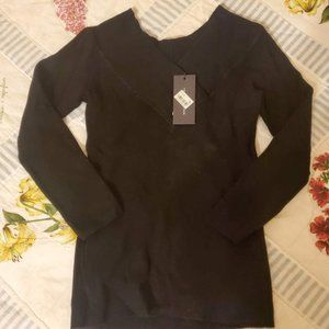 Tommy Hilfiger Black V Neck Sweater